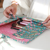 Make-up Pinselrolle blau